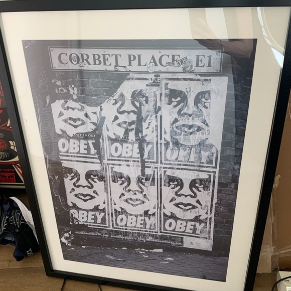 Obey Shepard Fairey Framed Print - Picture 4 of 5